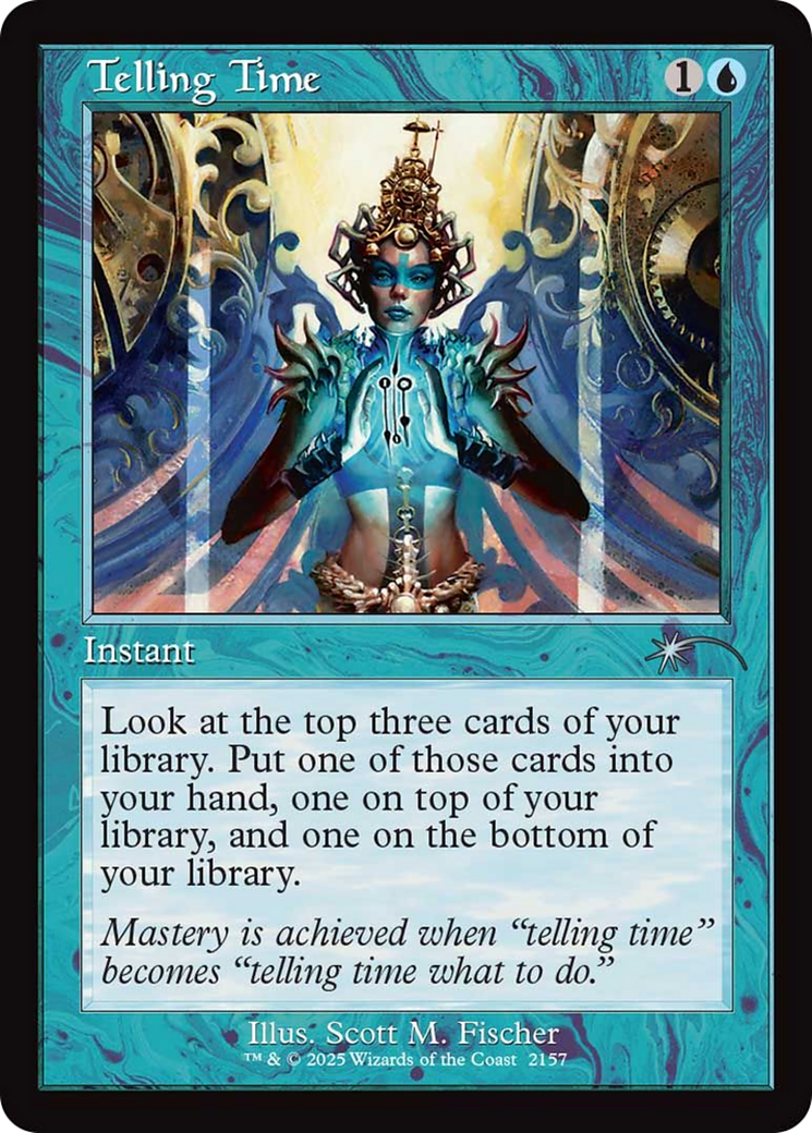 Telling Time (Retro Frame) [Secret Lair Drop Series] | Game Master's Emporium (The New GME)
