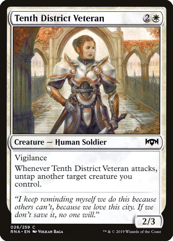 Tenth District Veteran [Ravnica Allegiance] | Game Master's Emporium (The New GME)