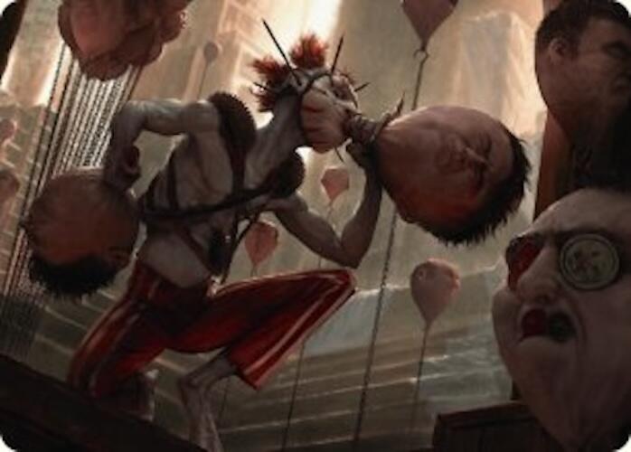 The Jolly Balloon Man Art Card [Duskmourn: House of Horror Art Series] | Game Master's Emporium (The New GME)