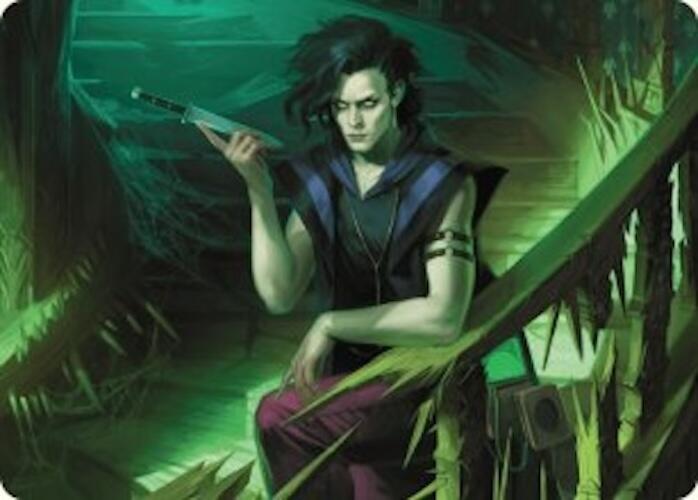 Winter, Misanthropic Guide Art Card [Duskmourn: House of Horror Art Series] | Game Master's Emporium (The New GME)