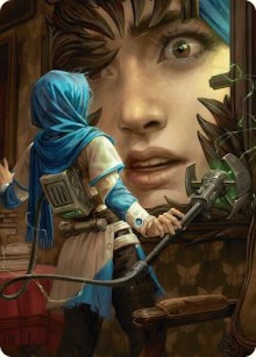 Reality Is Mine to Control Art Card [Duskmourn: House of Horror Art Series] | Game Master's Emporium (The New GME)