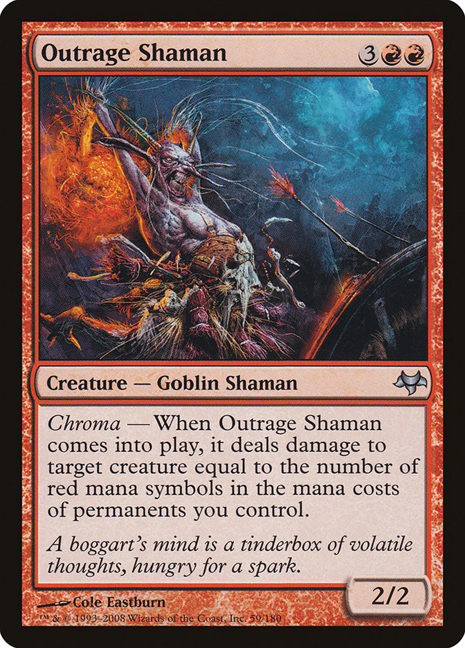 Outrage Shaman [Eventide] | Game Master's Emporium (The New GME)