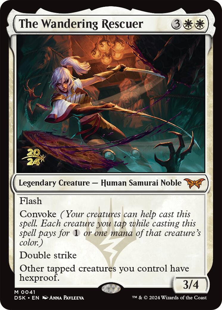 The Wandering Rescuer [Duskmourn: House of Horror Prerelease Promos] | Game Master's Emporium (The New GME)