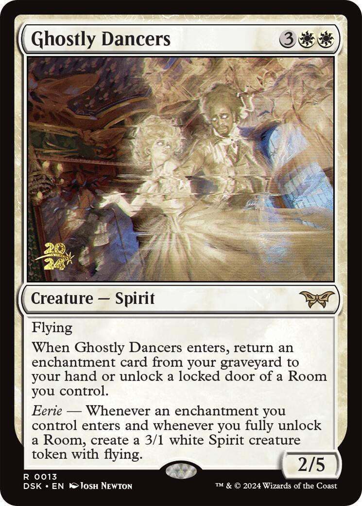 Ghostly Dancers [Duskmourn: House of Horror Prerelease Promos] | Game Master's Emporium (The New GME)