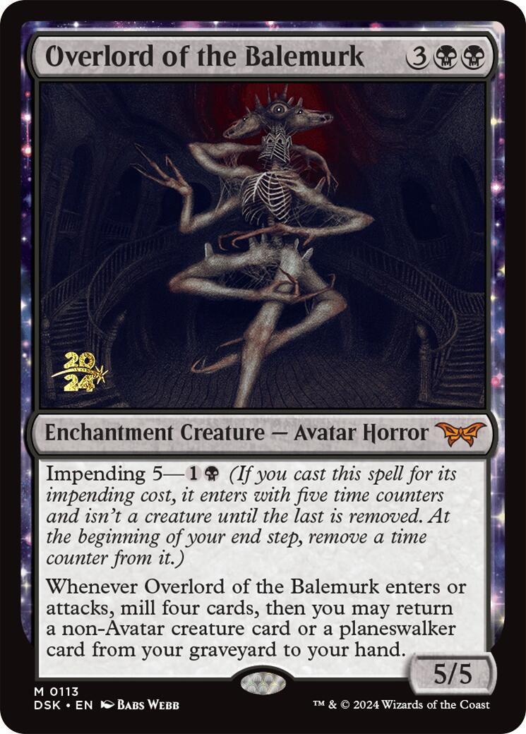 Overlord of the Balemurk [Duskmourn: House of Horror Prerelease Promos] | Game Master's Emporium (The New GME)