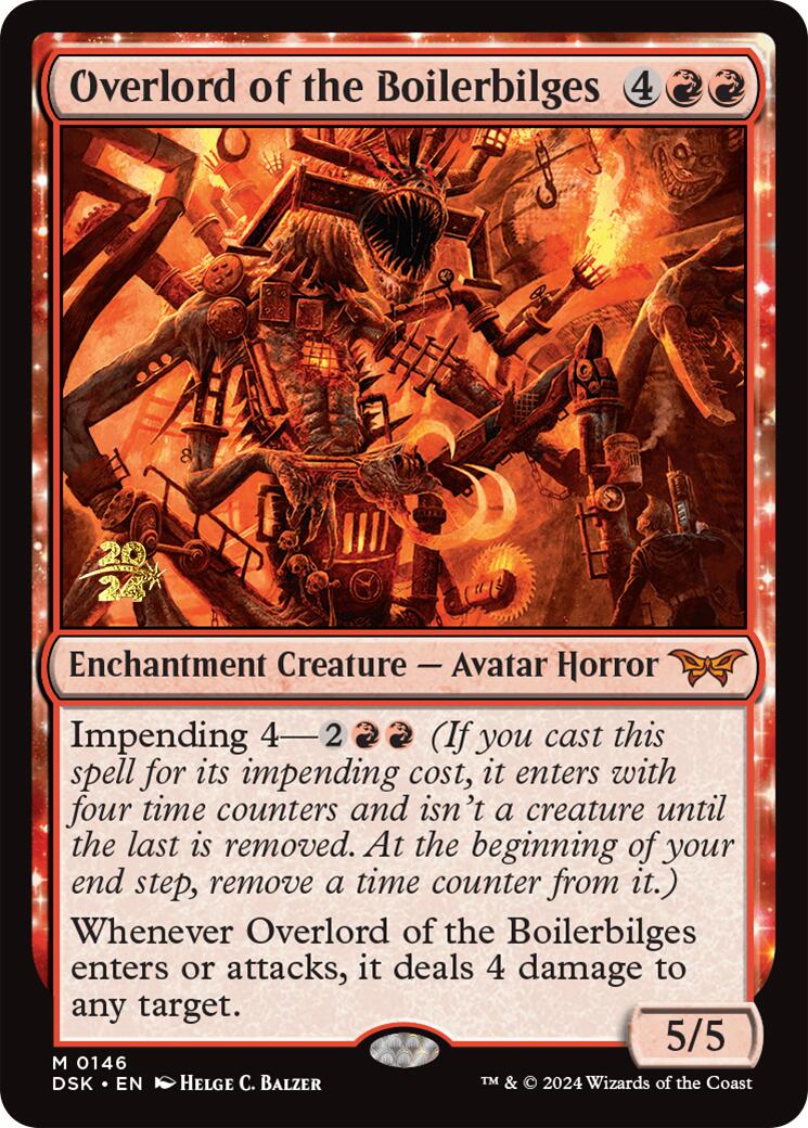 Overlord of the Boilerbilges [Duskmourn: House of Horror Prerelease Promos] | Game Master's Emporium (The New GME)