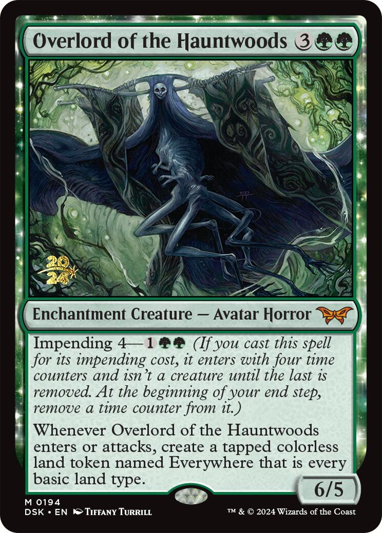 Overlord of the Hauntwoods [Duskmourn: House of Horror Prerelease Promos] | Game Master's Emporium (The New GME)
