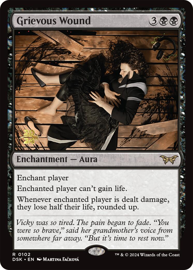 Grievous Wound [Duskmourn: House of Horror Prerelease Promos] | Game Master's Emporium (The New GME)