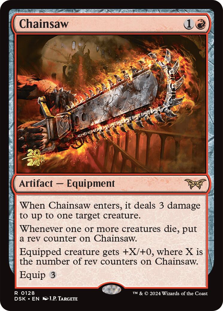 Chainsaw [Duskmourn: House of Horror Prerelease Promos] | Game Master's Emporium (The New GME)