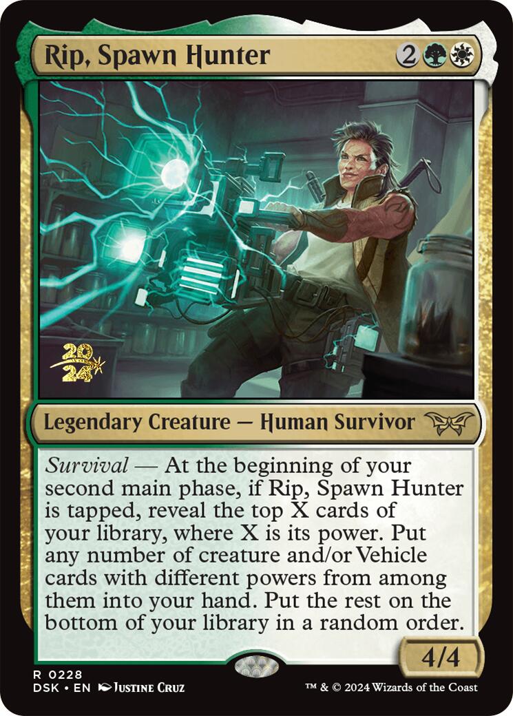 Rip, Spawn Hunter [Duskmourn: House of Horror Prerelease Promos] | Game Master's Emporium (The New GME)