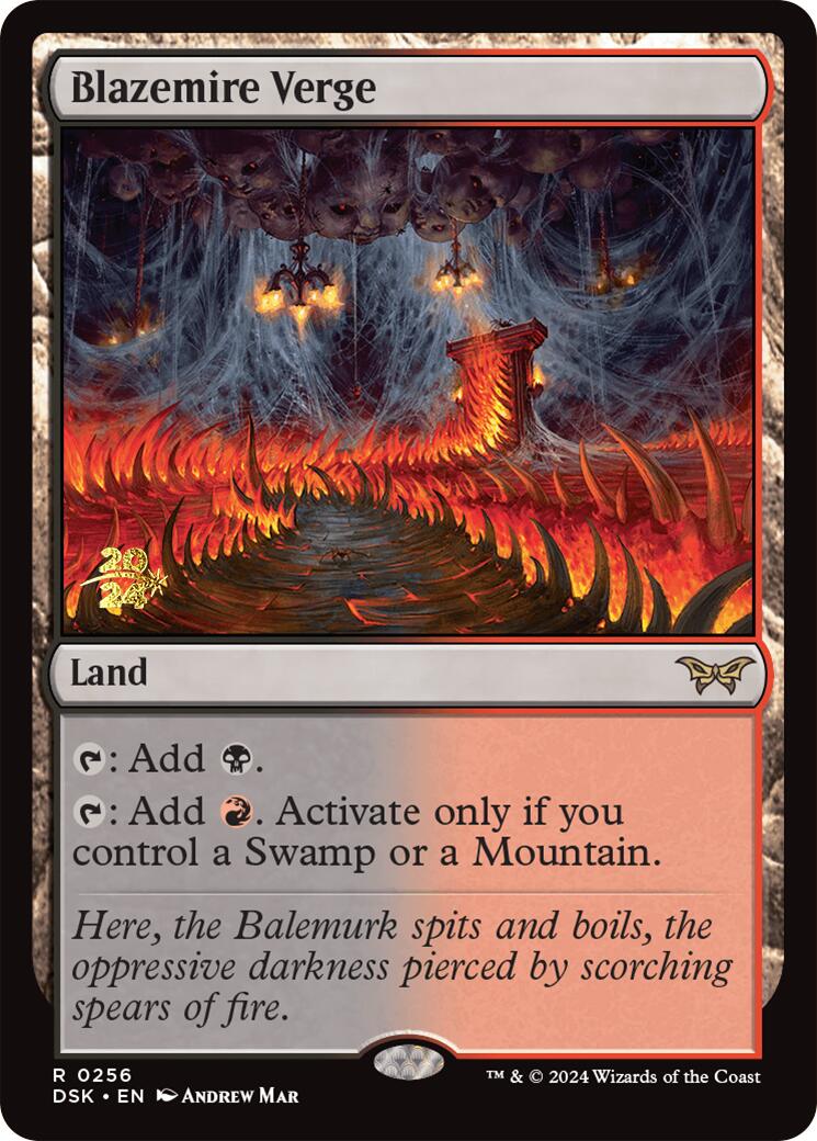 Blazemire Verge [Duskmourn: House of Horror Prerelease Promos] | Game Master's Emporium (The New GME)