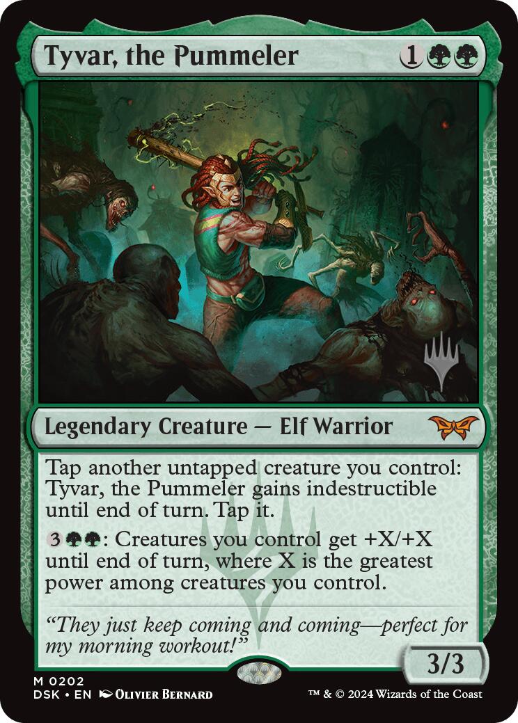 Tyvar, the Pummeler (Promo Pack) [Duskmourn: House of Horror Promos] | Game Master's Emporium (The New GME)