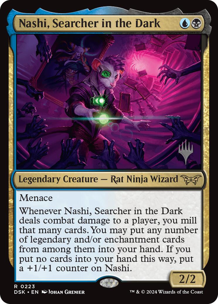 Nashi, Searcher in the Dark [Duskmourn: House of Horror Promos] | Game Master's Emporium (The New GME)