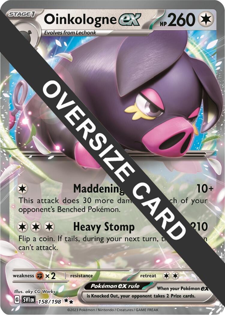 Oinkologne ex (158/198) (Jumbo Card) [Scarlet & Violet: Black Star Promos] | Game Master's Emporium (The New GME)