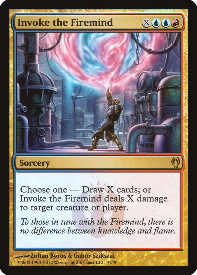 Invoke the Firemind [Duel Decks: Izzet vs. Golgari] | Game Master's Emporium (The New GME)