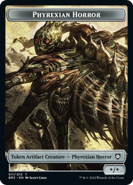 Servo // Phyrexian Horror Double-Sided Token [The Brothers' War Commander Tokens] | Game Master's Emporium (The New GME)