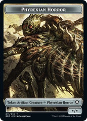 Servo // Phyrexian Horror Double-Sided Token [The Brothers' War Commander Tokens] | Game Master's Emporium (The New GME)