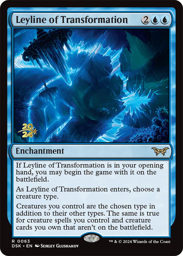Leyline of Transformation [Duskmourn: House of Horror Prerelease Promos] | Game Master's Emporium (The New GME)