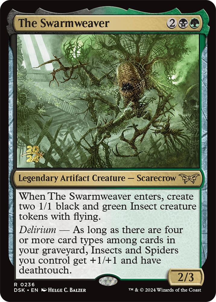 The Swarmweaver (0236) [Duskmourn: House of Horror Prerelease Promos] | Game Master's Emporium (The New GME)