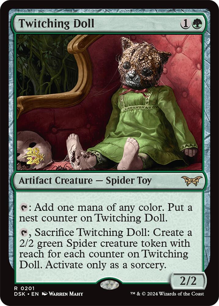 Twitching Doll [Duskmourn: House of Horror Prerelease Promos] | Game Master's Emporium (The New GME)
