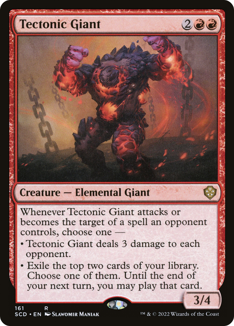 Tectonic Giant [Starter Commander Decks] | Game Master's Emporium (The New GME)