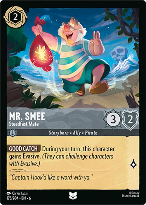 Mr. Smee - Steadfast Mate (175/204) [Azurite Sea] | Game Master's Emporium (The New GME)