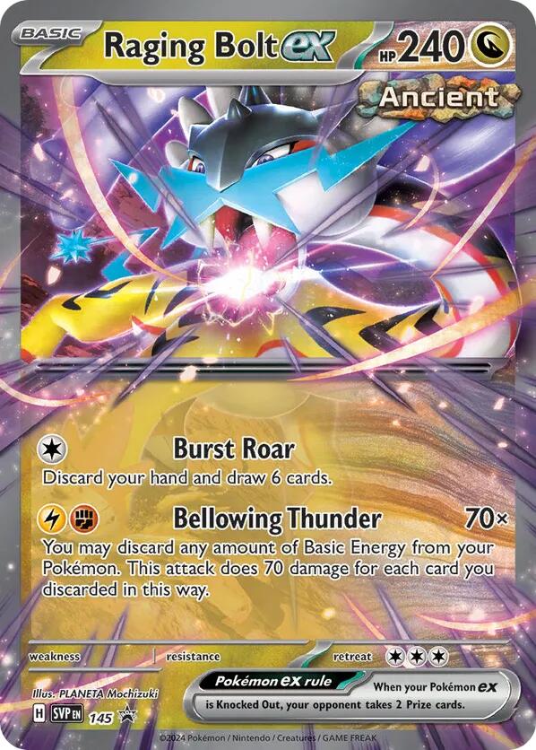 Raging Bolt ex (145) [Scarlet & Violet Promo Cards] | Game Master's Emporium (The New GME)