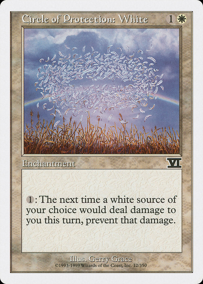 Circle of Protection: White [Classic Sixth Edition] | Game Master's Emporium (The New GME)