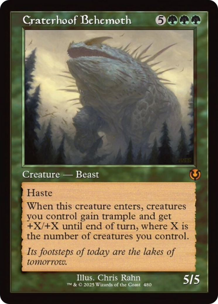 Craterhoof Behemoth (Retro Frame) [Innistrad Remastered] | Game Master's Emporium (The New GME)