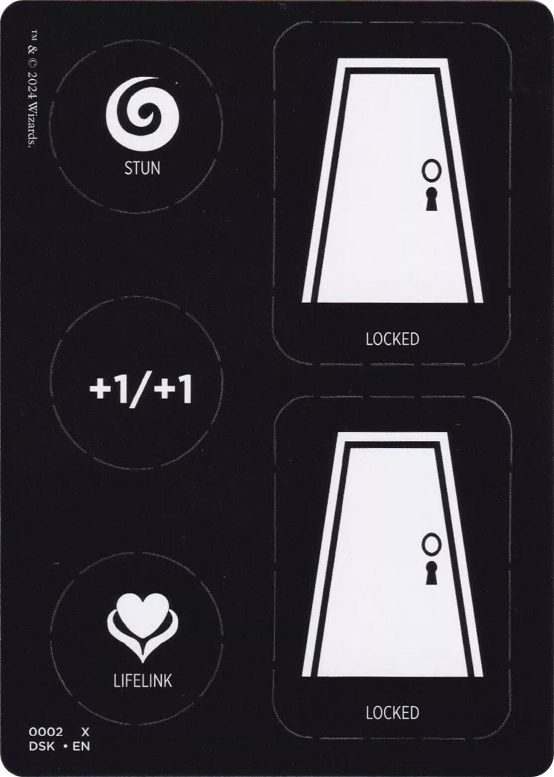 Punch Card Token (1 // 2) [Duskmourn: House of Horror Tokens] | Game Master's Emporium (The New GME)