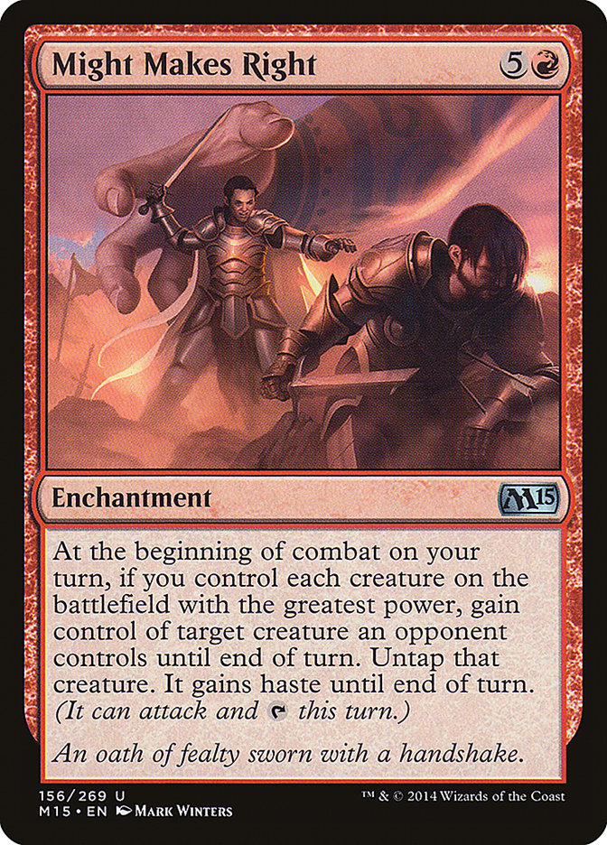 Might Makes Right [Magic 2015] | Game Master's Emporium (The New GME)