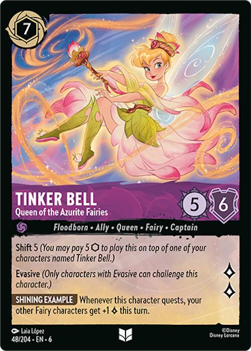 Tinker Bell - Queen of the Azurite Fairies (48/204) [Azurite Sea] | Game Master's Emporium (The New GME)