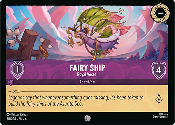 Fairy Ship - Royal Vessel (68/204) [Azurite Sea] | Game Master's Emporium (The New GME)