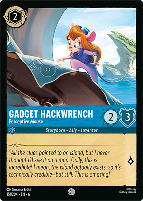 Gadget Hackwrench - Perceptive Mouse (151/204) [Azurite Sea] | Game Master's Emporium (The New GME)