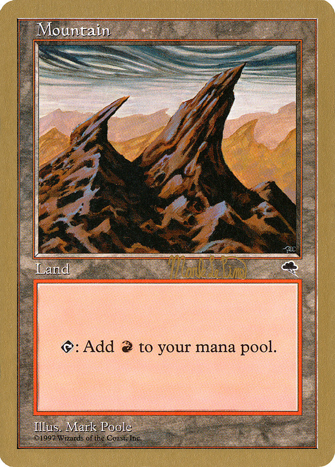 Mountain (mlp344) (Mark Le Pine) [World Championship Decks 1999] | Game Master's Emporium (The New GME)