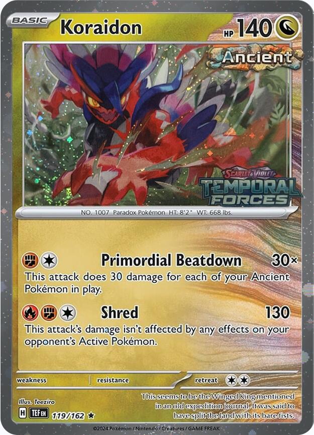 Koraidon (119/162) (European Promo) [Miscellaneous Cards] | Game Master's Emporium (The New GME)