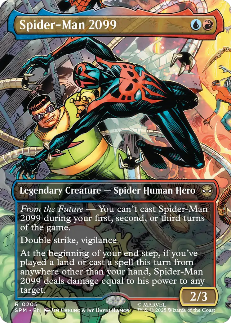 Spider-Man 2099 (0205) (Borderless) [Marvel's Spider-Man] | Game Master's Emporium (The New GME)