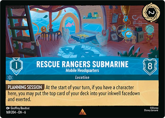 Rescue Rangers Submarine - Mobile Headquarters (169/204) [Azurite Sea] | Game Master's Emporium (The New GME)