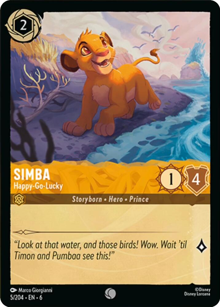 Simba - Happy-Go-Lucky (5/204) [Azurite Sea] | Game Master's Emporium (The New GME)