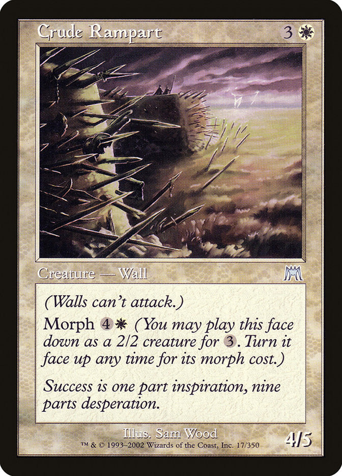 Crude Rampart [Onslaught] | Game Master's Emporium (The New GME)