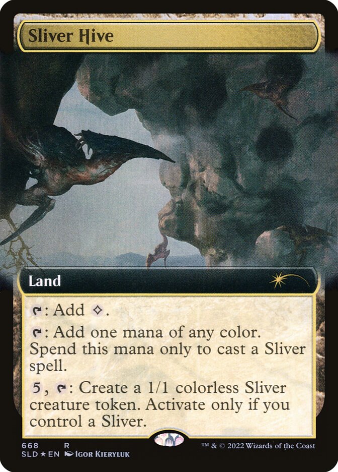 Sliver Hive (Extended Art) [Secret Lair Drop Promos] | Game Master's Emporium (The New GME)