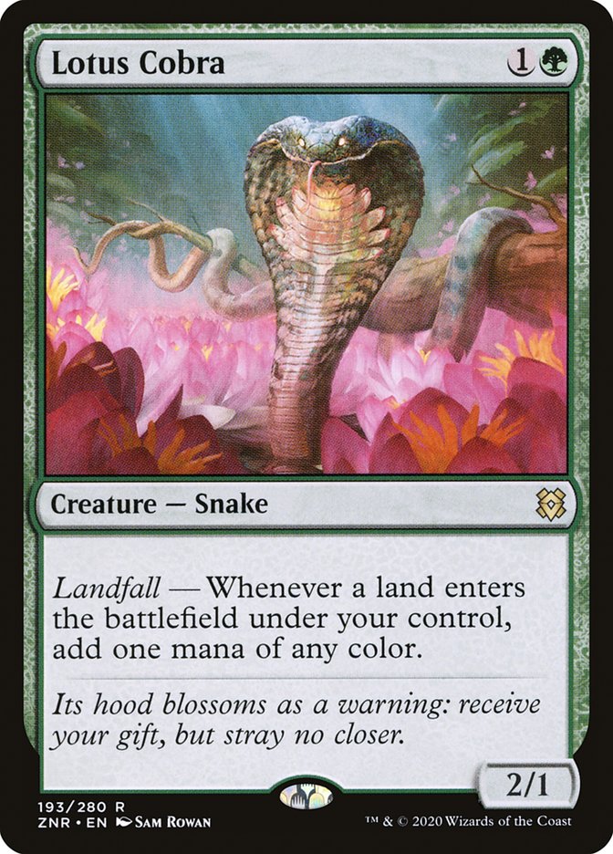 Lotus Cobra [Zendikar Rising] | Game Master's Emporium (The New GME)