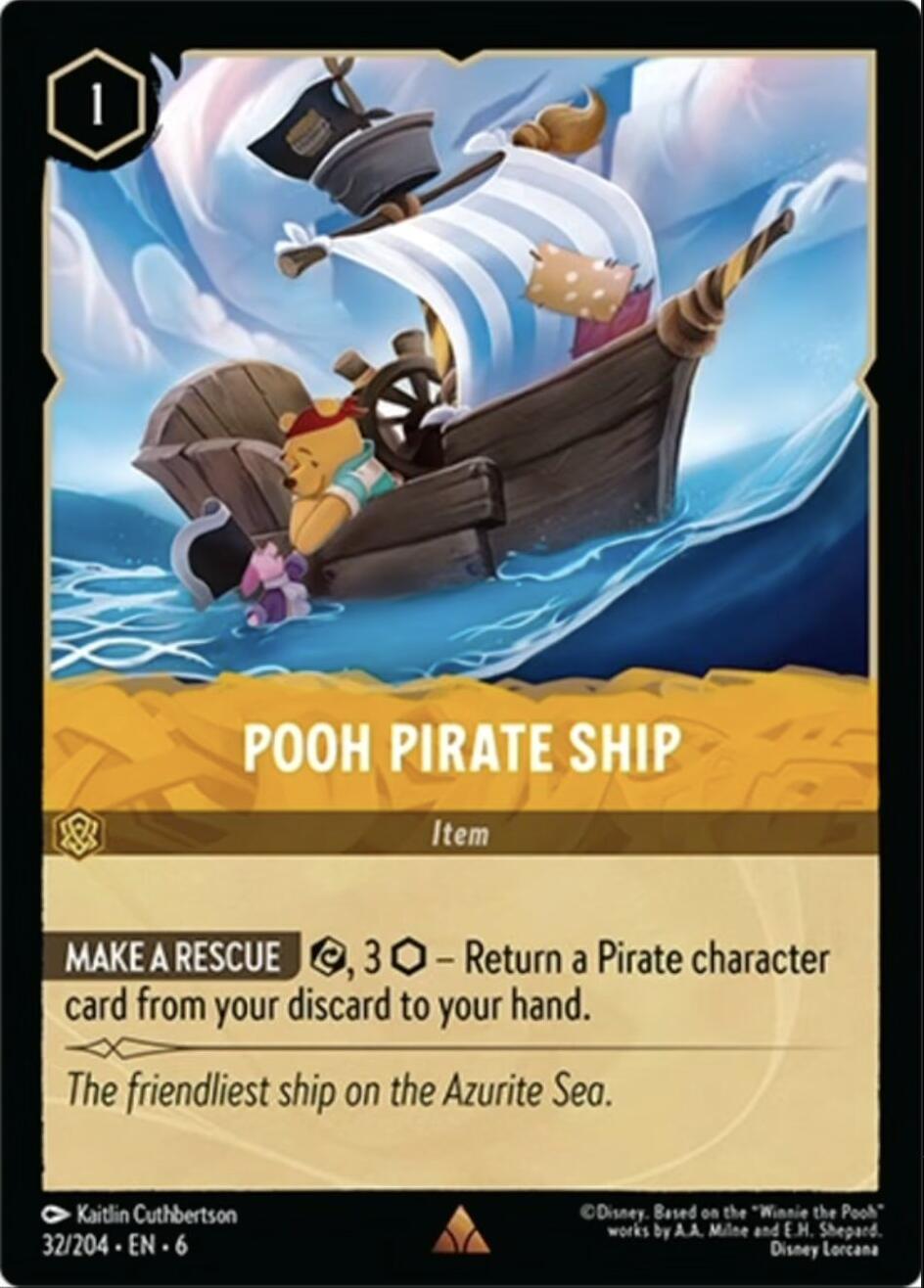 Pooh Pirate Ship (32/204) [Azurite Sea] | Game Master's Emporium (The New GME)