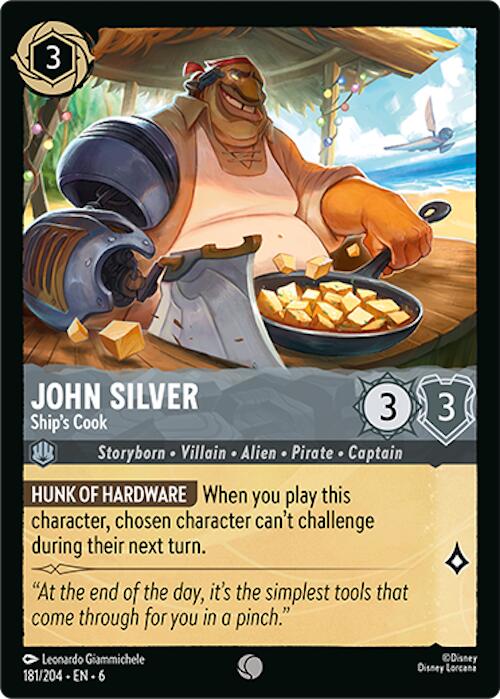 John Silver - Ship's Cook (181/204) [Azurite Sea] | Game Master's Emporium (The New GME)