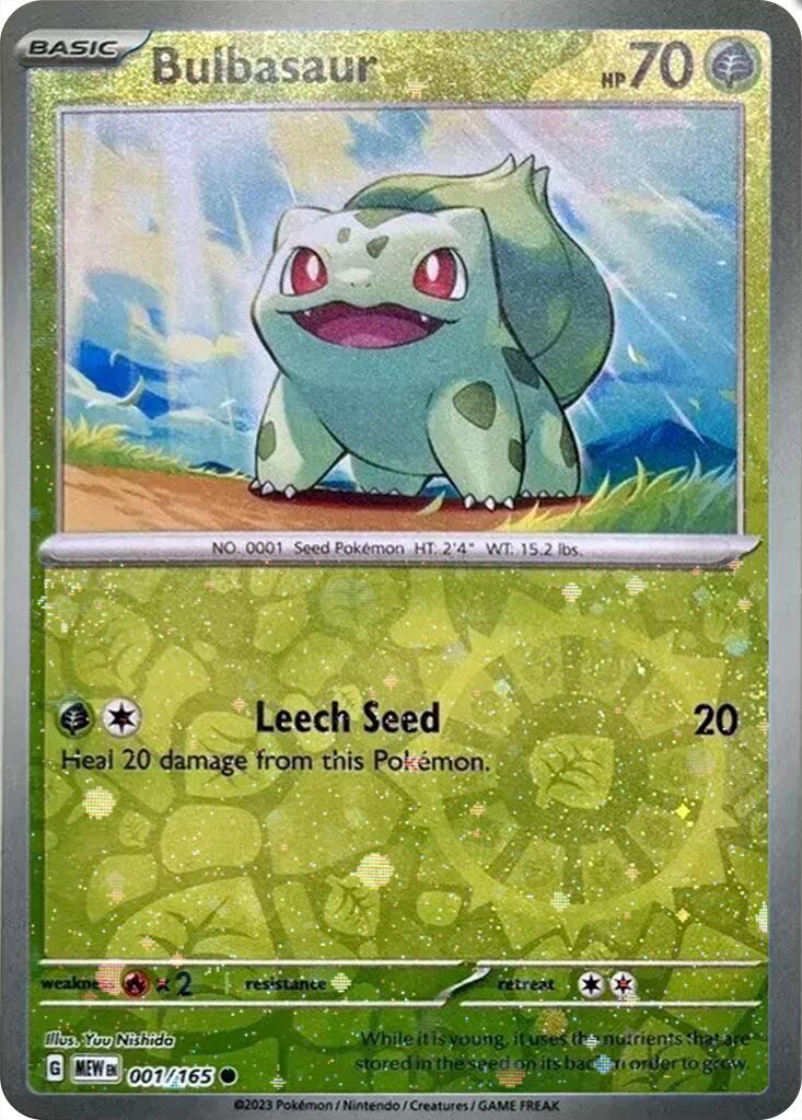 Bulbasaur (001/165) (Cosmos Holo) (Costco Exclusive) [Miscellaneous Cards] | Game Master's Emporium (The New GME)