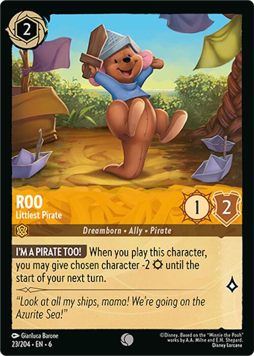 Roo - Littlest Pirate (23/204) [Azurite Sea] | Game Master's Emporium (The New GME)