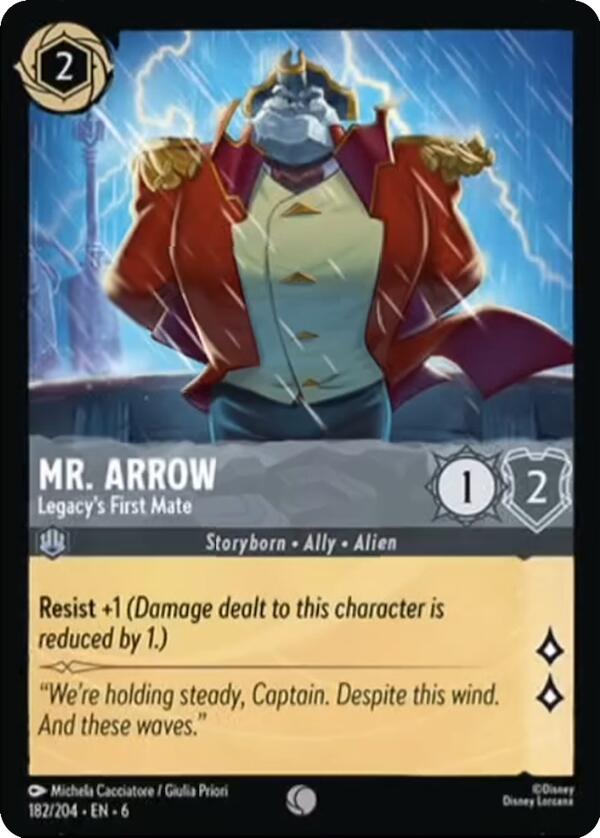 Mr. Arrow - Legacy's First Mate (182/204) [Azurite Sea] | Game Master's Emporium (The New GME)