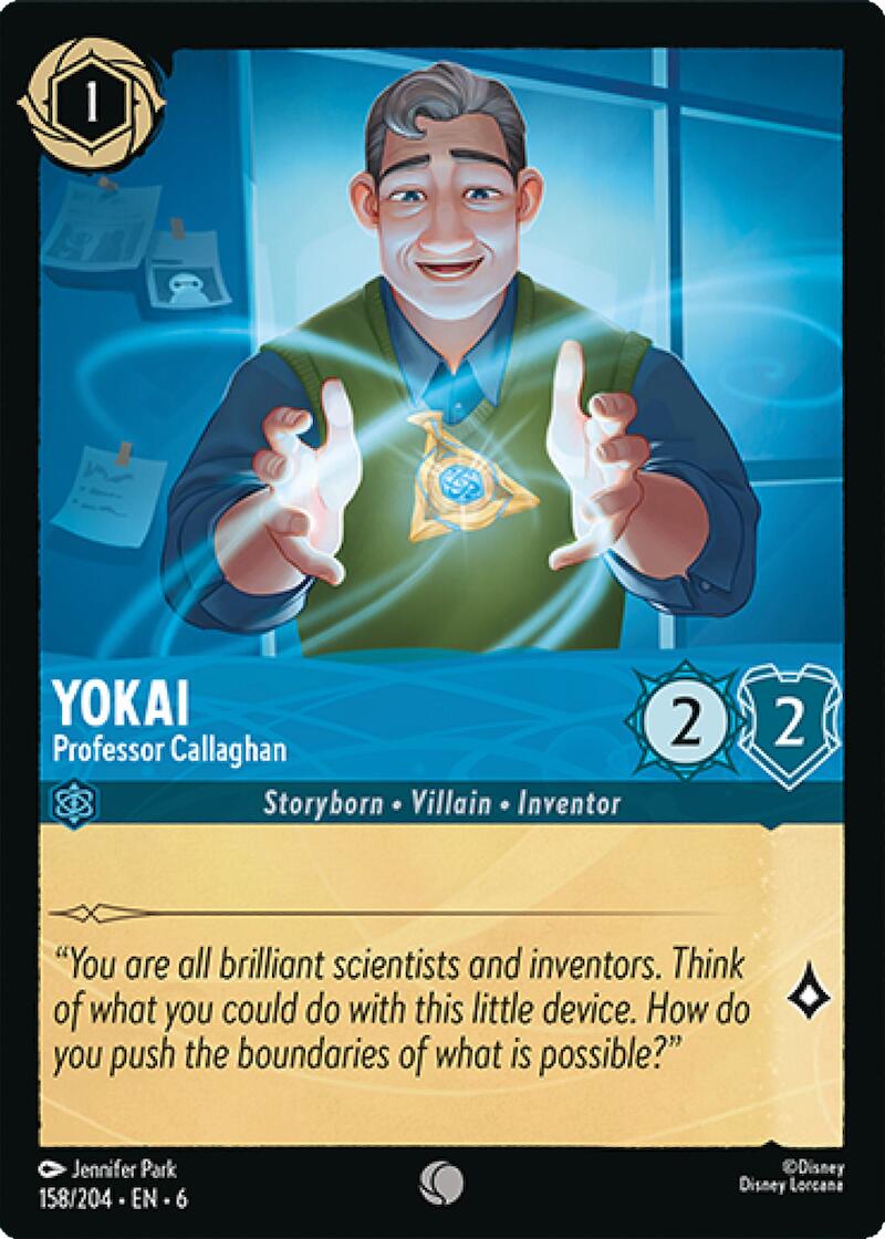 Yokai - Professor Callaghan (158/204) [Azurite Sea] | Game Master's Emporium (The New GME)