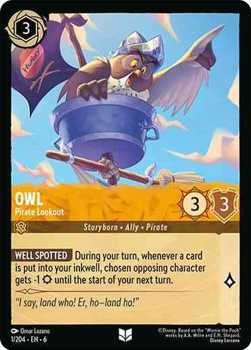 Owl - Pirate Lookout (1/204) [Azurite Sea] | Game Master's Emporium (The New GME)