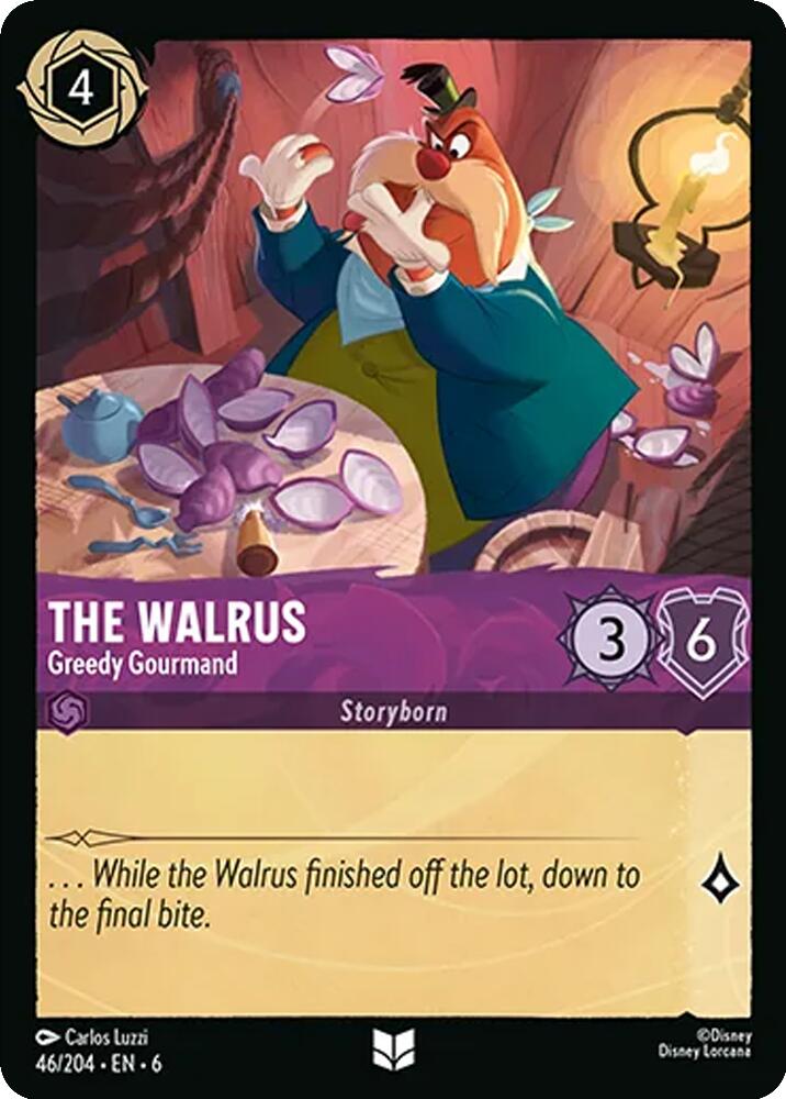 The Walrus - Greedy Gourmand (46/204) [Azurite Sea] | Game Master's Emporium (The New GME)